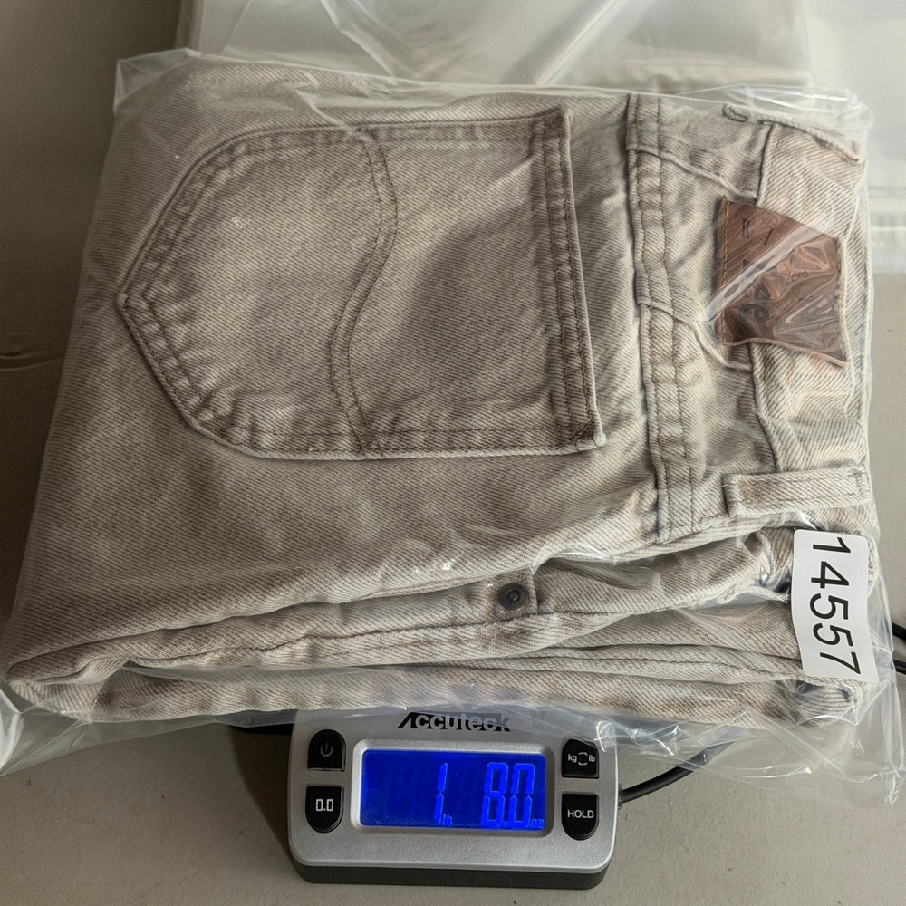 Lee Vintage High Waisted Mom Jeans Tan Tapered Leg Denim Pants 29x29 - Picture 15 of 15